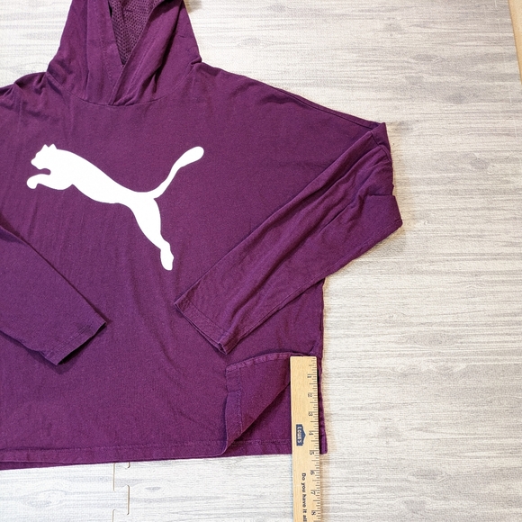PUMA Urban Sport Light-Weight Hoodie Purple Athletic Athleisure Activewear XL - Picture 7 of 10